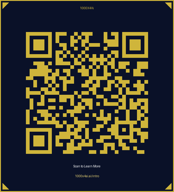 QR Code — Scan to visit 1000x4ai.ai/intro